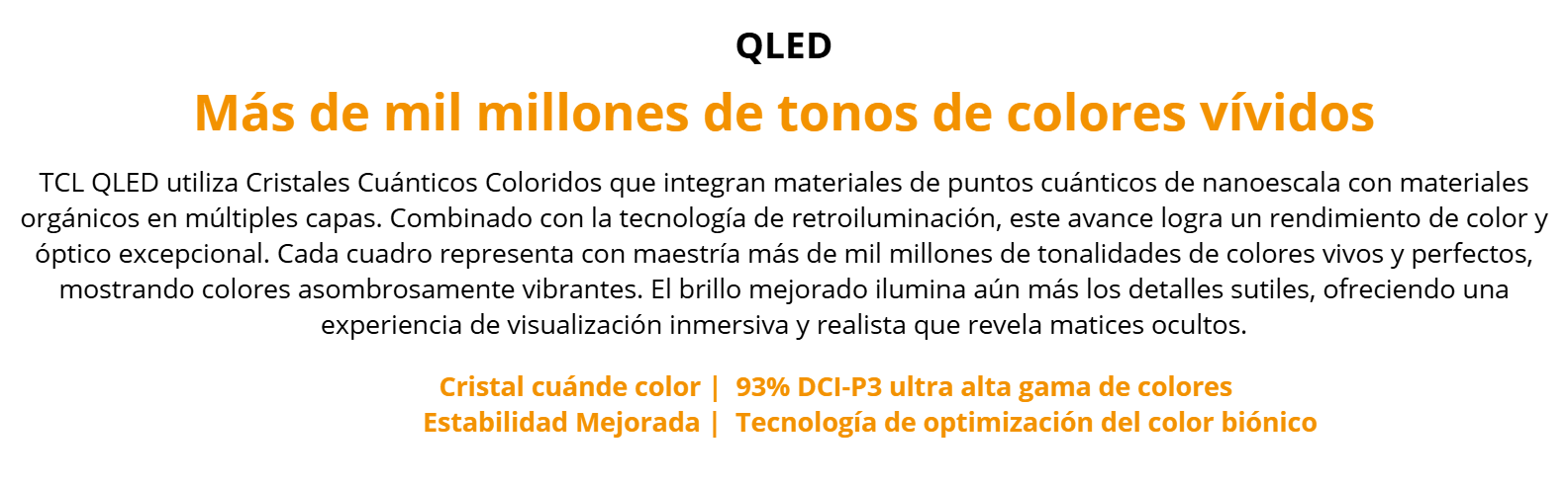 Televisor QLED TCL 65" HDR10+ Google TV 65P7K