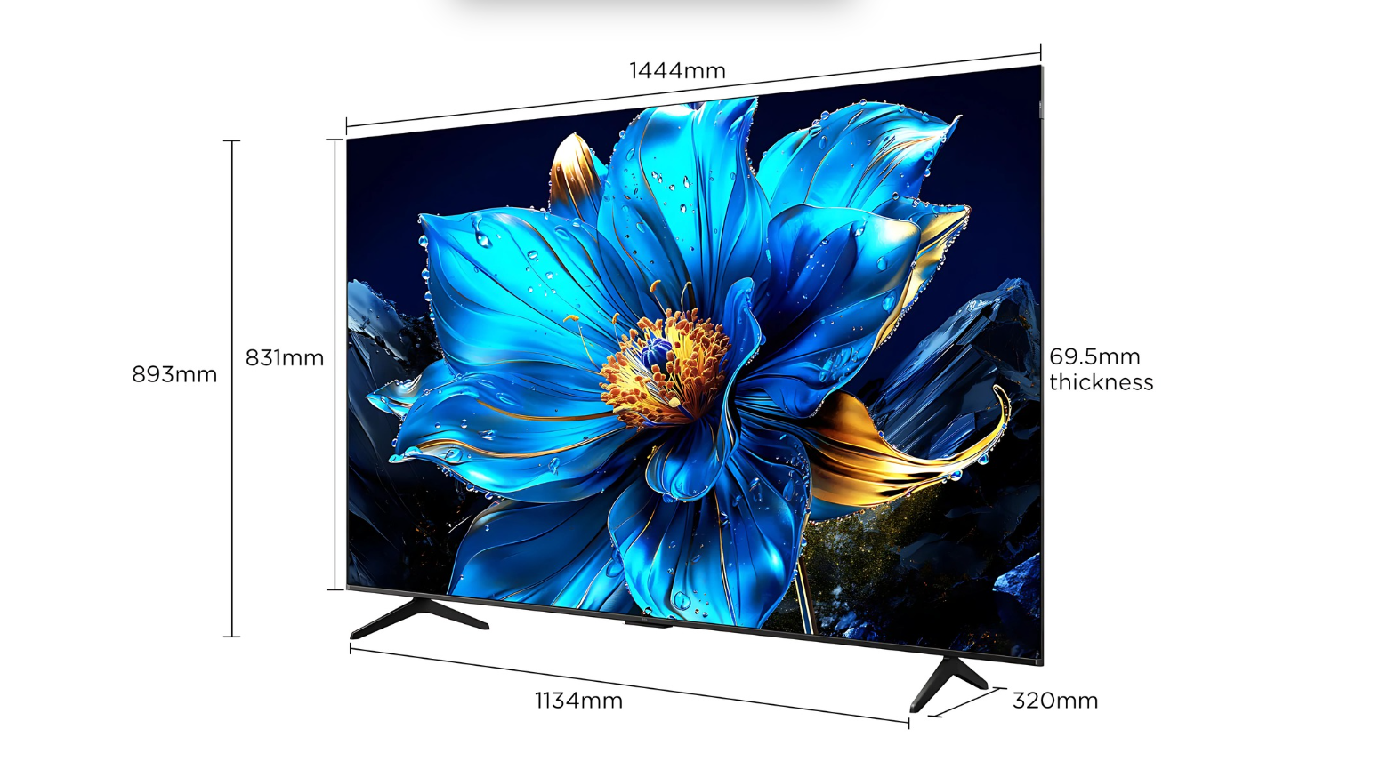 Televisor QLED TCL 65" HDR10+ Google TV 65P7K