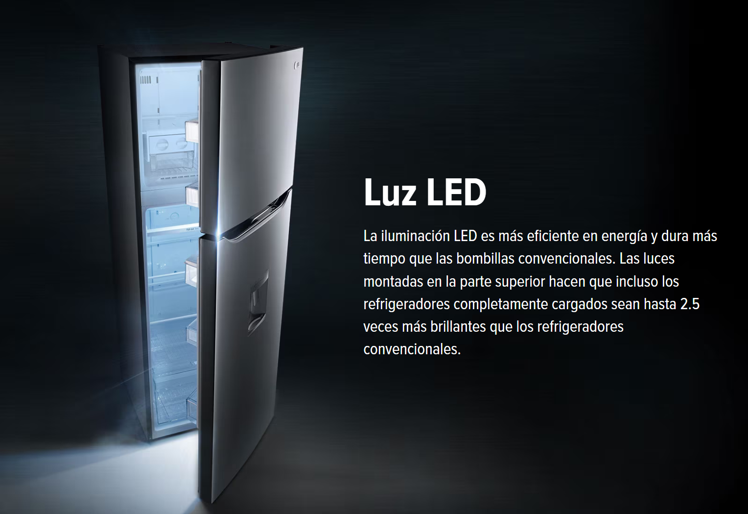 Refrigeradora LG GM22BGPK 617 ltrs. Smart Inverter Multi Air Flow™