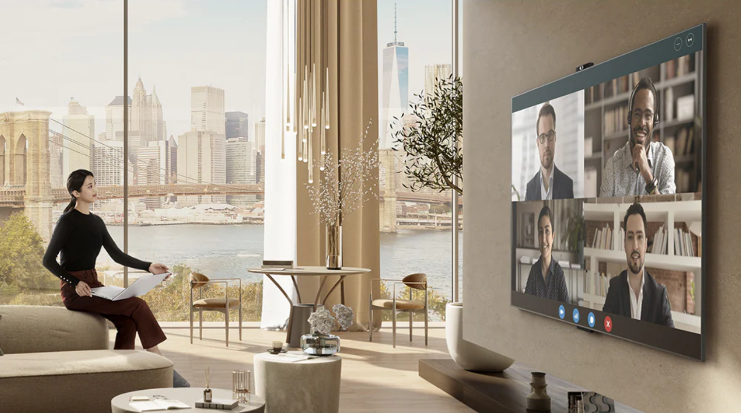 Televisor LG 32'' 32LR650BPSA, Smart TV, ThinQ AI