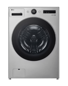 Lavadora Carga Frontal LG 23kg WM23VFXS6 con vapor Cromada