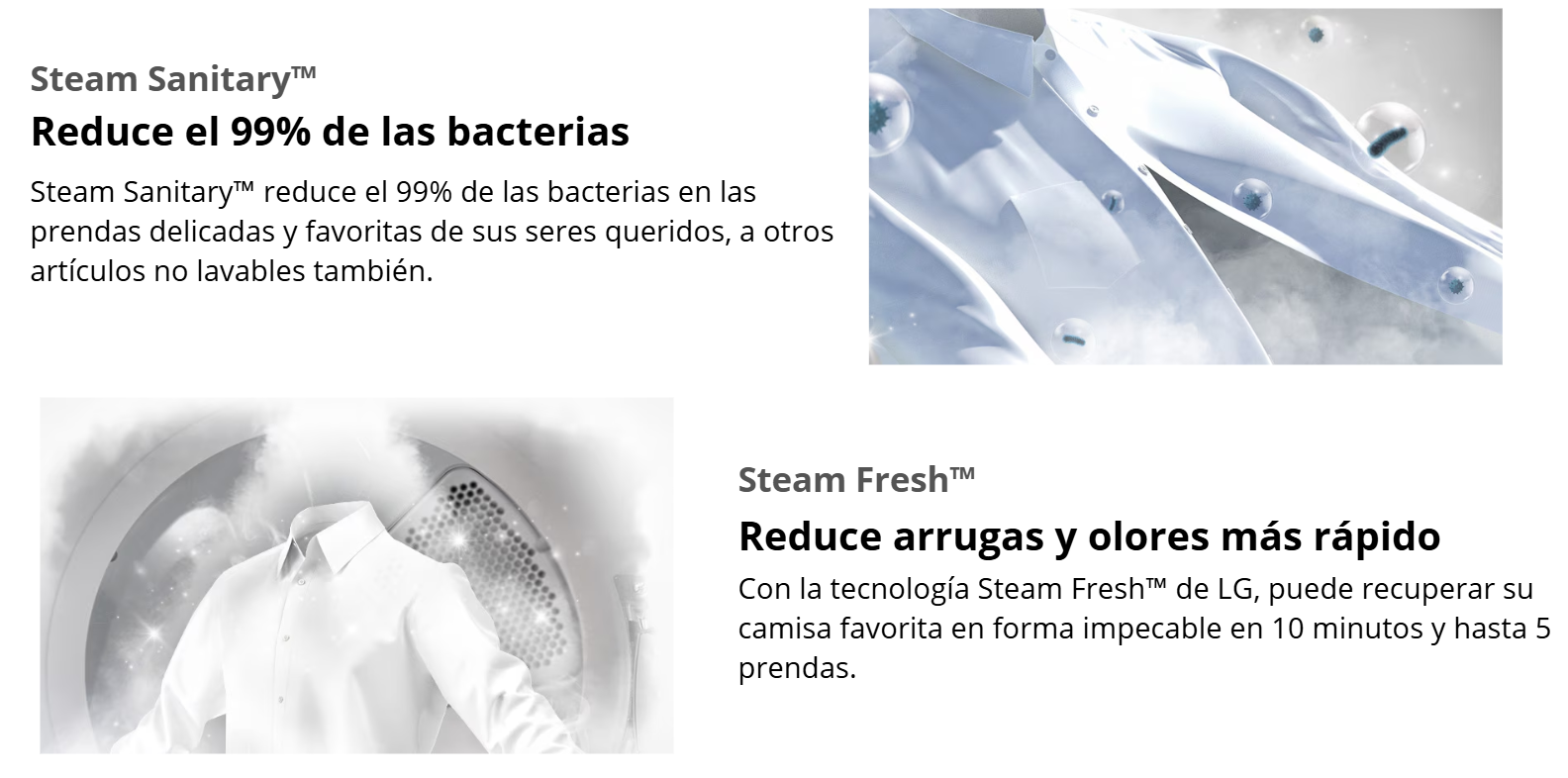 Secadora Carga Frontal LG 23kg DF74VFXS6B vapor Cromada