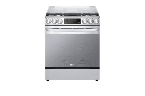 Cocina LG a gas LRGL5845S de 5 quemadores, ThinQ, Air frier