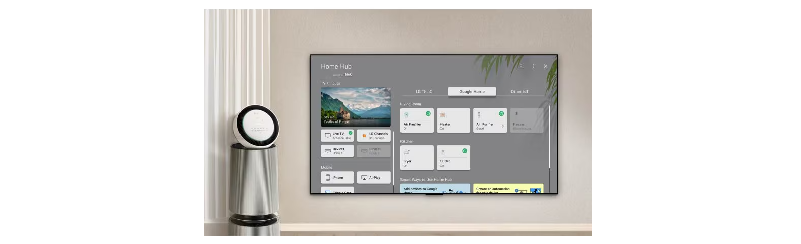 Televisor LG 50" QNED 4k Smart Tv 50QNED70ASA Magic Control