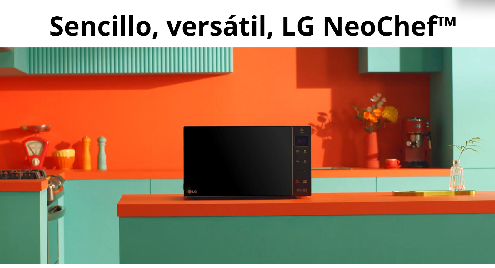 Microondas LG - MH1536GIR Grill, Smart Inverter, NeoChef, 42 lts.