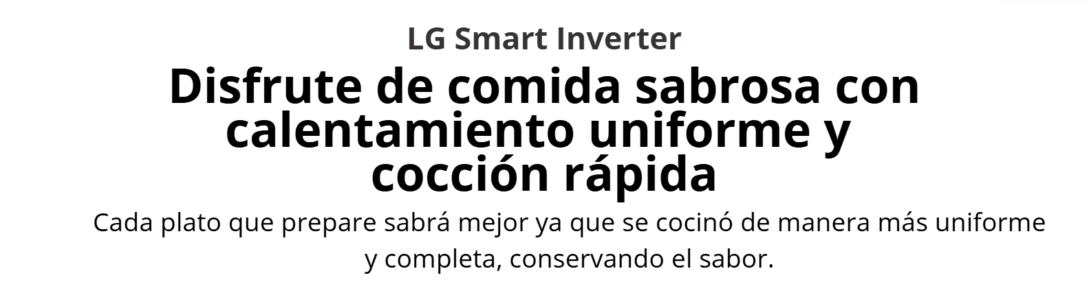 Microondas LG - MH1536GIR Grill, Smart Inverter, NeoChef, 42 lts.