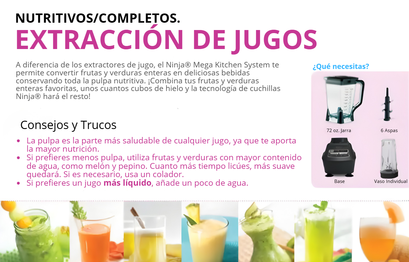 Licuadora Ninja BL770 Mega Sistema de Cocina 1500 W