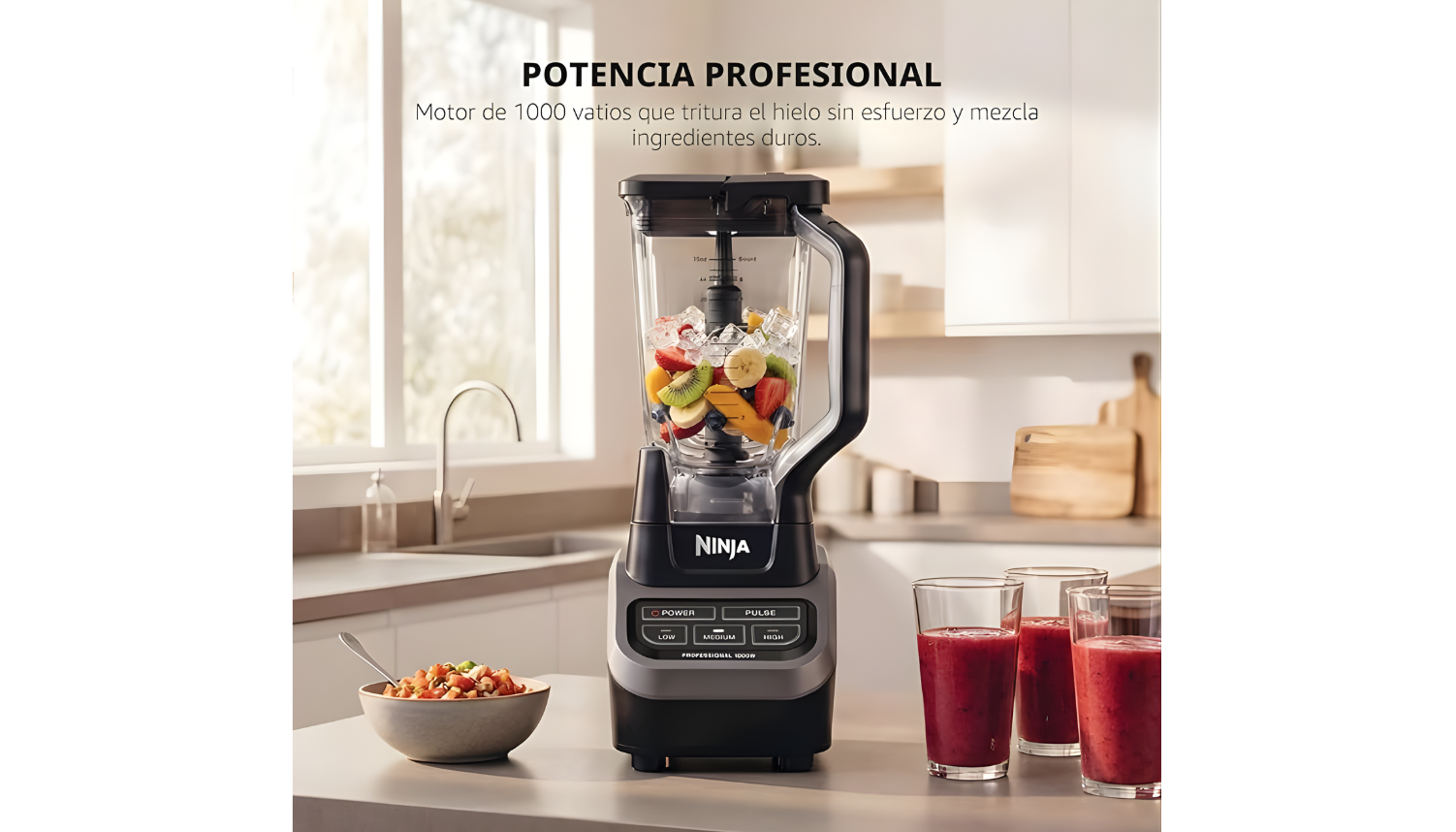 Licuadora NINJA BL610 Tecnología de Trituración Total 1000 W 🧡