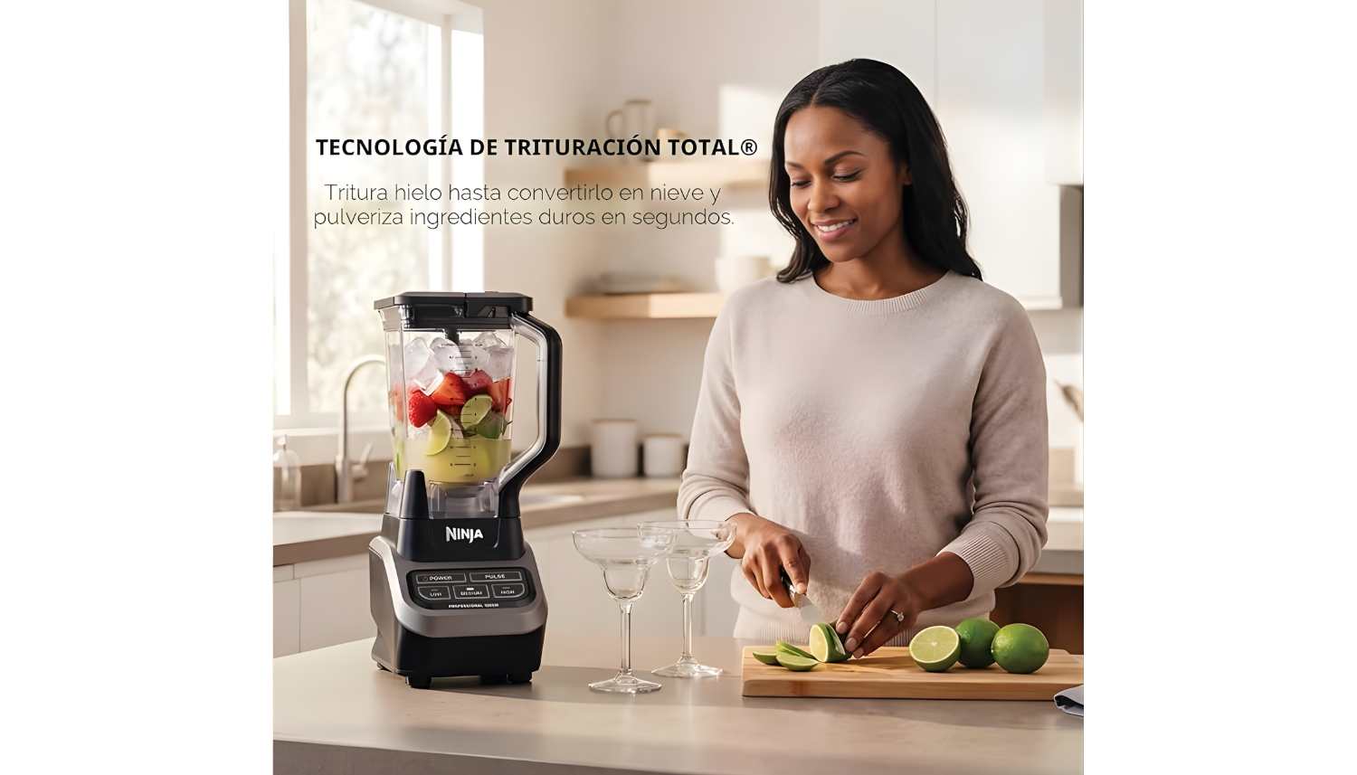 Licuadora NINJA BL610 Tecnología de Trituración Total 1000 W 🧡