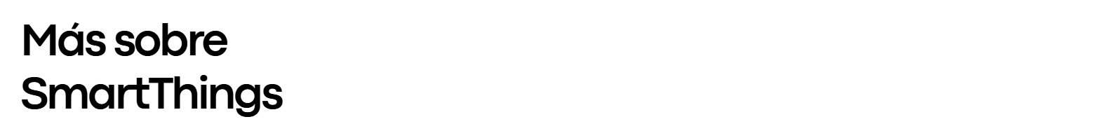 Sección informativa "Más sobre SmartThings" para el ecosistema de hogar inteligente del televisor Samsung UN70U8000PCZE.