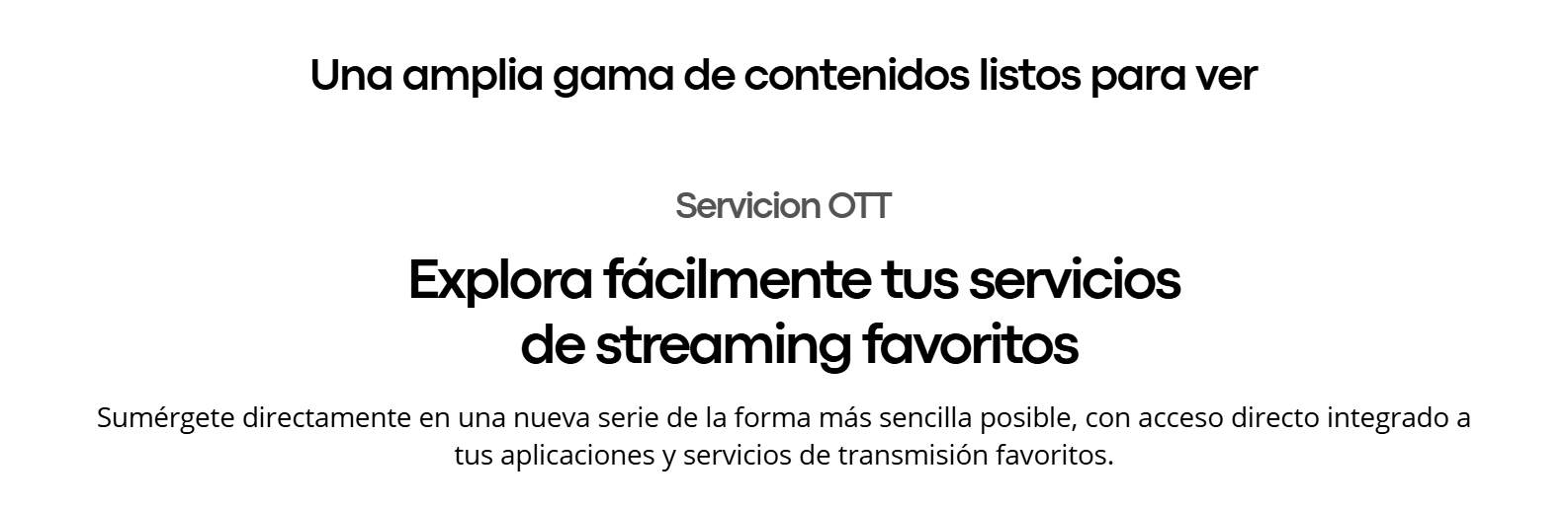 Acceso a servicios de streaming y aplicaciones OTT en el televisor LG 43LR6700PSA con webOS 23.