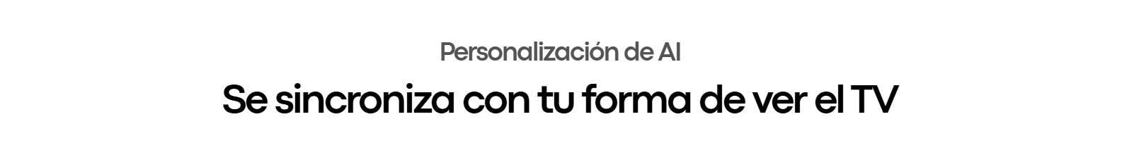Personalización de IA en el televisor LG 43LR6700PSA para una experiencia de usuario sincronizada y fluida.